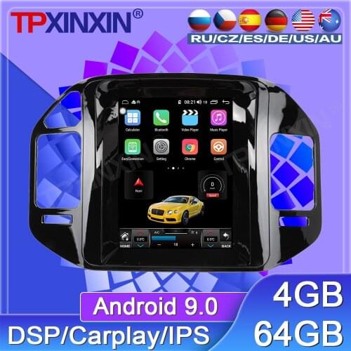 64G For Mitsubishi Pajero V73 V77 V68 V75 1997-2011 Android Car Radio Multimedia Player GPS Navigation Tesla 10.4 '' Big Screen
