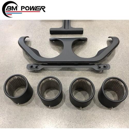 NEW!High quality M3 G80 M4 G82 exhaust tips for G80 G82 carbon fiber exhaust tips