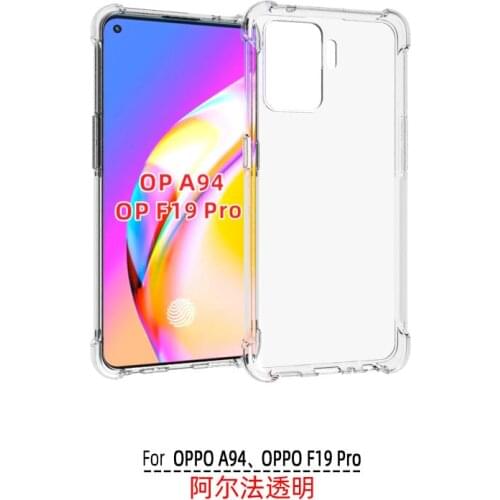 10pcs/lot For OPPO Realme 8 C21 C20 A54 A74 A94 F19 Pro Reno 5 Lite GT 5G 4G Anti-shockproof TPU Clear Transparent Back Case