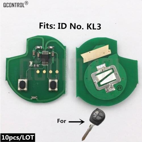 QCONTROL Car Remote Key Electronic Circuit Board for SUZUKI SWIFT SX4 ALTO VITARA IGNIS JIMNY Splash Auto Control ID No. KL3