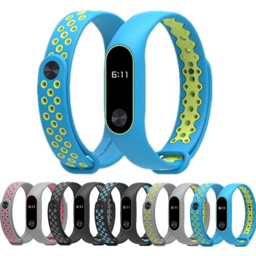 Mijobs mi band 2 strap Bracelet xfor Xiaomi Mi Band 2 Sport wrist strap Colorful Silicone Replacement Wristband Band miband 2