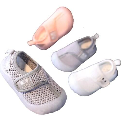 Summer Autumn Infant Toddler Sandals Baby Girl Shoes Knitted Boys Sneakers Non-Slip Breathable Kids Canvas Shoes SYR001