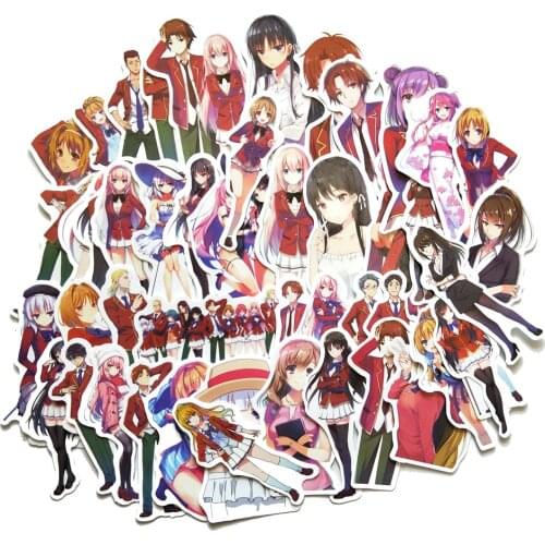 TD ZW 50Pcs Classroom of the Elite Stickers For Suitcase Skateboard Laptop Luggage Fridge Phone Car Styling DIY Decal Sticker