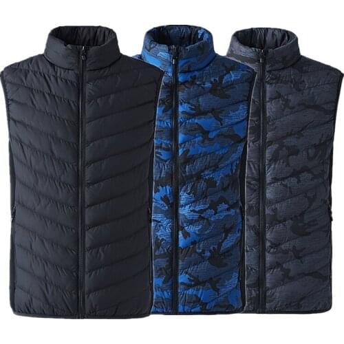 Outdoor Equipment Heated Jacket USB Electric Heating Vest Warm Down Jacket Charging High-quality Heating Cotton Clothes L-6XL
