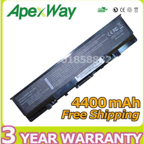 Apexway 6 Cell 11.1V Battery for Dell Vostro 1500 1700 Inspiron 1520 1521 1720 1721 530s GK479 GR995 KG479 NR222 NR239 TM980