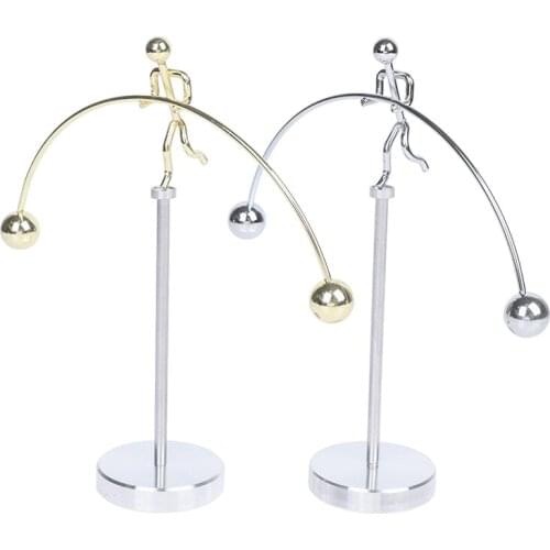 One-legged Iron Man Balance Pendulum Hercules Weightlifting Desktop Decoration