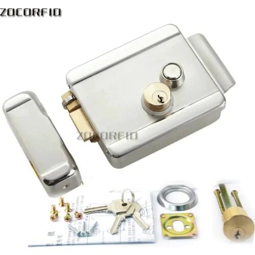 DC-12V Electric lock iron gate access control machine access control access control electrolock iron gate electronic lock