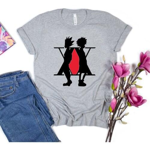 Hunter X Hunter T Shirt Gon & Killua T-shirt Japan Hot Anime Manga Harajuku Unisex Tshirt HxH Shirt Summer Graphic Tees Tops