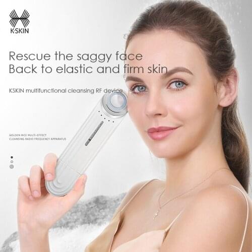 K.SKIN Multi-function RF Ultrasonic Skin Shovel Beauty Instrument Lift Wrinkle Face Blackhead Shovel Pore Cleaner Skin Care