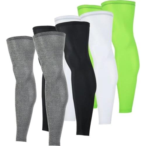 Men Women Compression MTB Bicycle Cycling Running Golf volleyball Sports Warmer Leg Sleeve Cover UV Sun Protection Leg Sleeve