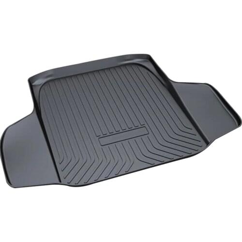 The trunk mat is completely surrounded by rubber for the waterproof tail box mat car Accessories for Honda ACCORD 10th Gen Sedan
