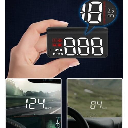 Newest M3 OBD2 HUD Car Head-Up Display Universal Digital Electronic Warning Windshield Projector Overspeed Warning OBDII