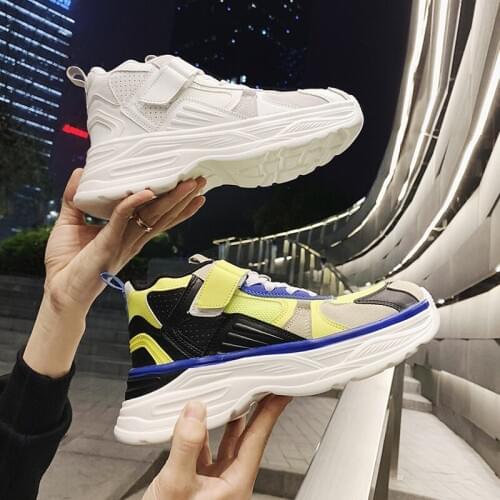 Autumn Casual Shoes Men Sneakers White 2019 New Male Fashion Shoes Mesh Breathable Platform Sneakers For Men Multicolor K5-03