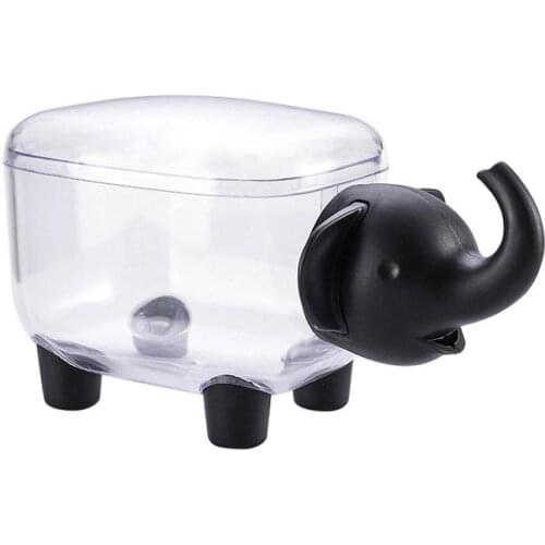 Transparent Cotton Swabs Storage Box Desktop Storage Box for Cosmetics Sample Lipstick Cotton Pads