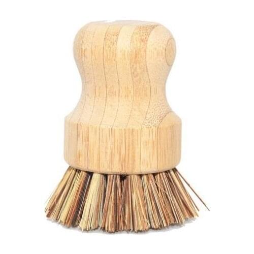 Handheld Wooden Brush Dish Bowl Pan Cleaning Brushes Household Kitchen Chores Rub Cleaning Tool Wholesale SN2201