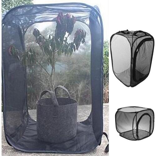 Collapsible Insect and Butterfly Habitat Net -up Black Kids Butterfly Net