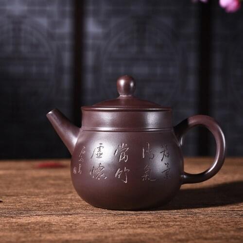 Goods all hand undressed ore purple clay tsunetake old purple clay pot of kung fu tea set a undertakes the teapot