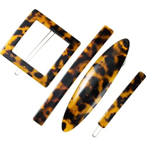 Hair Clips, Leopard Hairpins Women Girls Hair Clips Hair Styling Tools