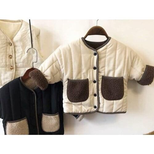 2 3 4 5 6 Years Winter Jacket Kids Clothing Plus Velvet Thickening Toddler Baby Coats 2019 Kids Down Outwear Boys Girls Coat