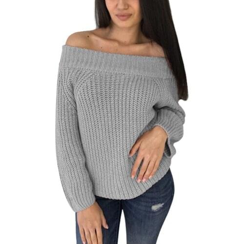 Sweater Women 2019 Round Neck Long Sleeve Loose Casual Hot Autumn And Winter New Europe Warmn Clothes Vestidos MMY76117