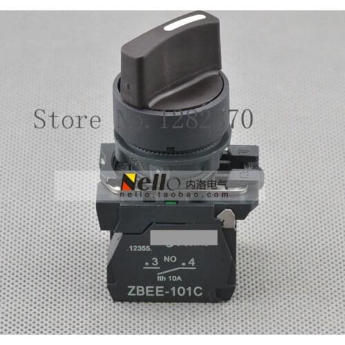 [ZOB] original original plastic 22mm XB5AD41C 2 selector switch gear self-reset 1 NO --10pcs/lot