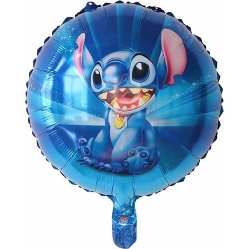 10Pcs 18inch Disney Stitch Aluminum Film Balloon Lilo Birthday Party Decoration Cartoon balloon Baby Shower Supplies Kids Toy