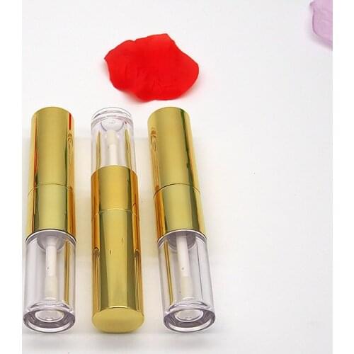 100pcs 2.5ml Clear Double Side Lipstick Tube,DIY Empty Beauty Lip Gloss Bottle,Makeup Refillable Containers