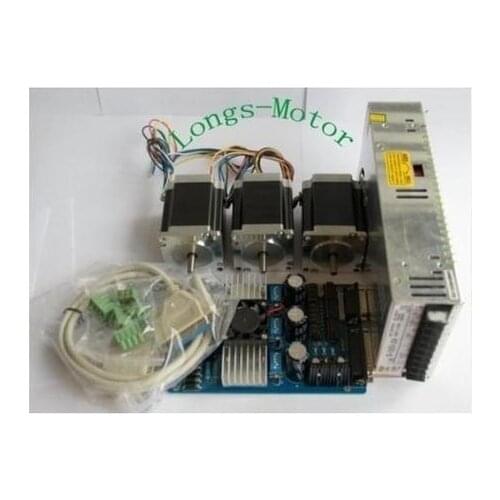 3Axis Nema 23 Stepper Motor 287oz-in 1.0A&stepper motor Driver controller Board TB6560 For CNC MILL /Router /CUTTER Machine
