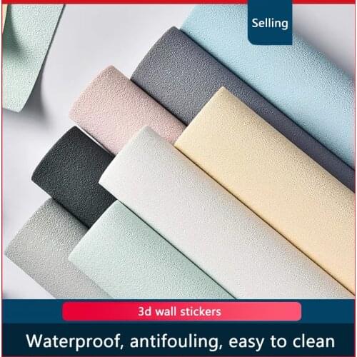 3D Wallpaper Self-Adhesive Waterproof Furniture Stickers Kitchen Bathroom Decoration 3D Wall Stickers Vinyl Roof Home Decoration