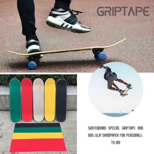 84*23cm Skateboard 4 Wheel Sandpaper Griptape Wear-Resistant Thickening Large Deck Sandpaper Griptape For Skateboarding