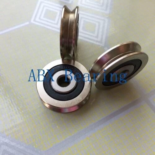 70 pieces TV0630 TV0630VV V-Groove pulley ball bearings 6*30*8 mm Track guide roller bearing