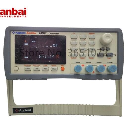 AT512 Precision Resistance Meter with 0.1micro ohm-110M ohm Resistance Range
