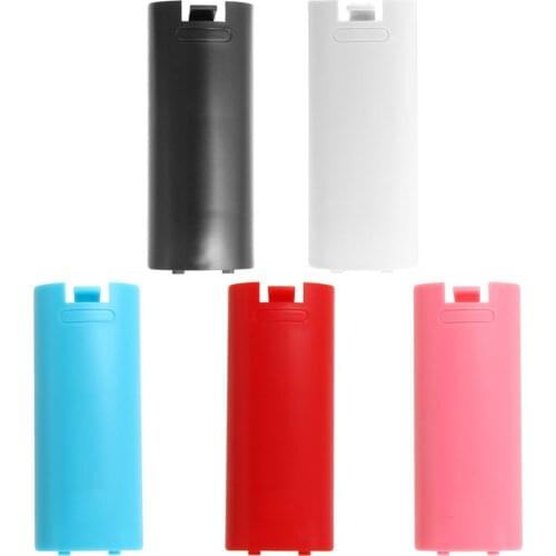 2PCS Wireless Game Controller Battery Case Back Cover For Nintend Wii Remote Controller Gamepad Handle Battery Cases Covers