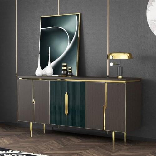 Living Room Sideboards Cabinet Large Capacity American Light Luxury Shoe Cabinet Porch Cabinet Nordic Tea Cabinet