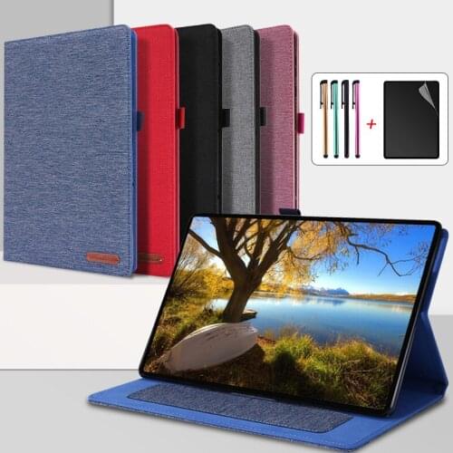 Tablet case for Samsung Galaxy Tab S6 Lite 10.4 2020 protective sleeve Cover Ultra thin for SM-P610 /P615 + Screen Protector+Pen
