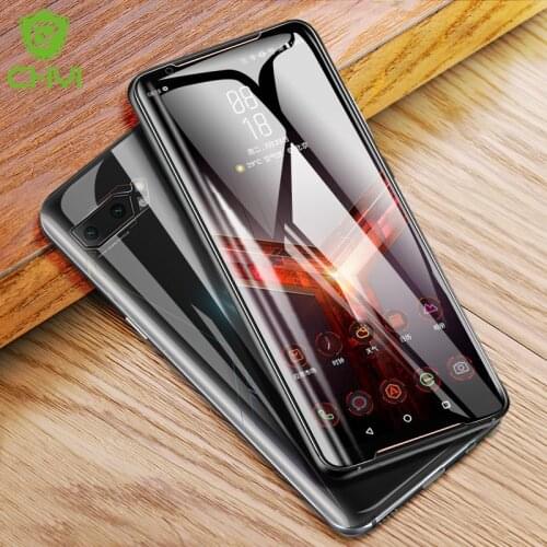 CHYI 3D Curved Film For Asus ROG Phone 2 Screen Protector 6.59 inch Full Cover Nano Hydrogel Film With Tools Not Tempered Glass