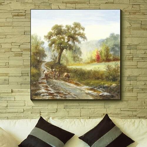 Home Decor Living Room Landscape Oil Painting Picture Canvas Print Wall Art Painting HD Unframed Modern