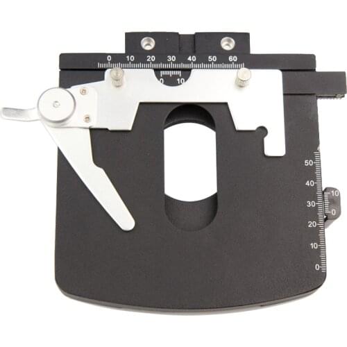 Double-layer Mechanical Stage Mobile Platform for Biological Microscope with Scale for Slide/ Specimen Moving