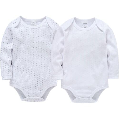 Polka Dot Newborn Baby Boy Girl Clothes Set 100% Soft Cotton Long Sleeve 0-3 months Onesie Bodysuit Toddlers Infant Outfits