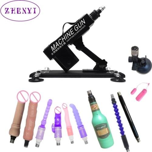 New Automatic Sex Machine Gun Sex Toys For Woemn Love Machine With Male Masturbation Cup Big Dildo Sex Toys Female Masturbation