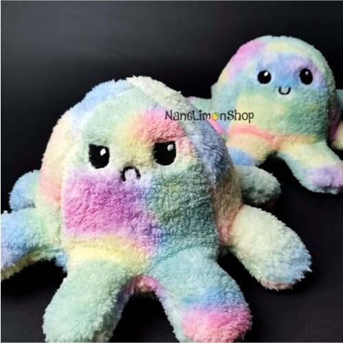 2021 New Season Hot Sale Batik Mood Octopus Plush Pillows Unique Fun and Stylish Toys With Cute And Sad Expression