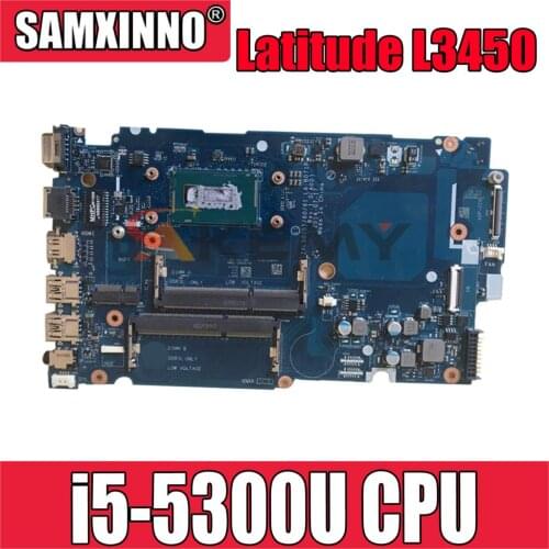 Original Laptop motherboard For DELL Latitude L3450 Mainboard CN-0JF67F 0JF67F LA-B071P SR23X DDR3