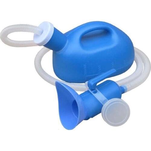 Female Male Portabl Urinal Potty With Lid And Extension Tube Outdoor Urinal Chamber Pot For Men Women Camping Car Travel 2000mL