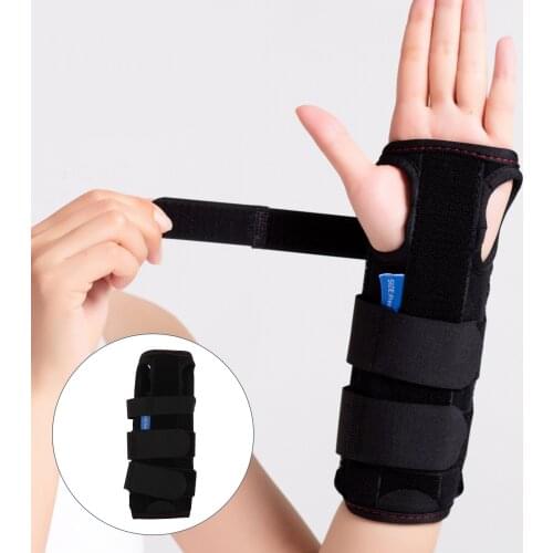 Left Hand Brace Adjustable Wrist Support Detachable Steel Plate Wrist Brace Detachable Wrist Brace Wrist Support Plate Protector