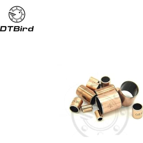 SF-1 1210 Oilless bush DU Self-lubricating bushing Sintered bush Size 12*14*10mm