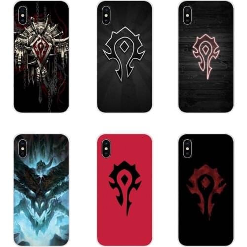 For HTC One U11 U12 X9 M7 M8 A9 M9 M10 E9 Plus Desire 630 530 626 628 816 820 830 World of Warcraft wow logo Silicone Phone Case