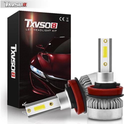TXVSO8 H11 Led Headlight Bulb 20000LM Auto Headlamps 12V 110W 6000K Universal Car Lights Accessories Bombillas Led Coche 2020