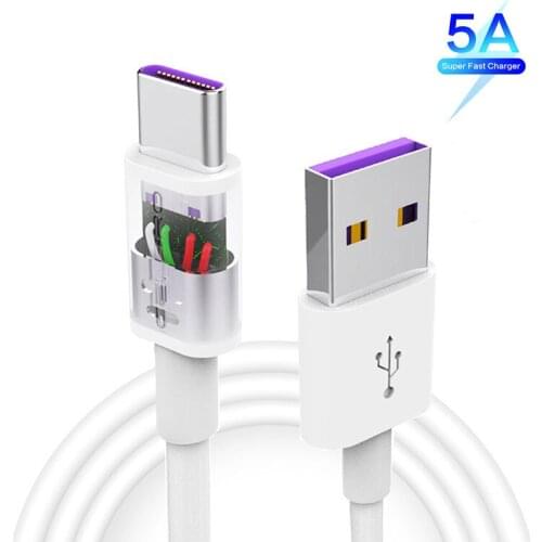USB TYPE C 5A Fast Charge Cable Fast Charging Charger For Samsung A51 A71 A70 A50 A50s A20 A30s S10 S20 S21 Note 8 9 10 20 ULTRA