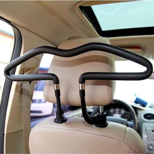 Car Seat Headrest Coats Rack Holder Jacket Suit Clothes Hanger 450*250MM Travel J60F