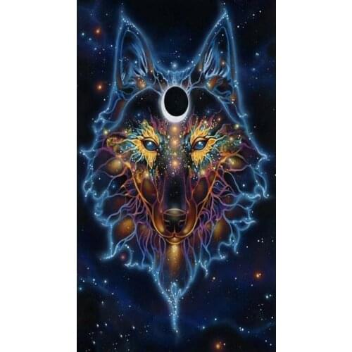 YIKEE diamond painting wolf,cross stitch diamond,diamond mosaic paintings Y1720